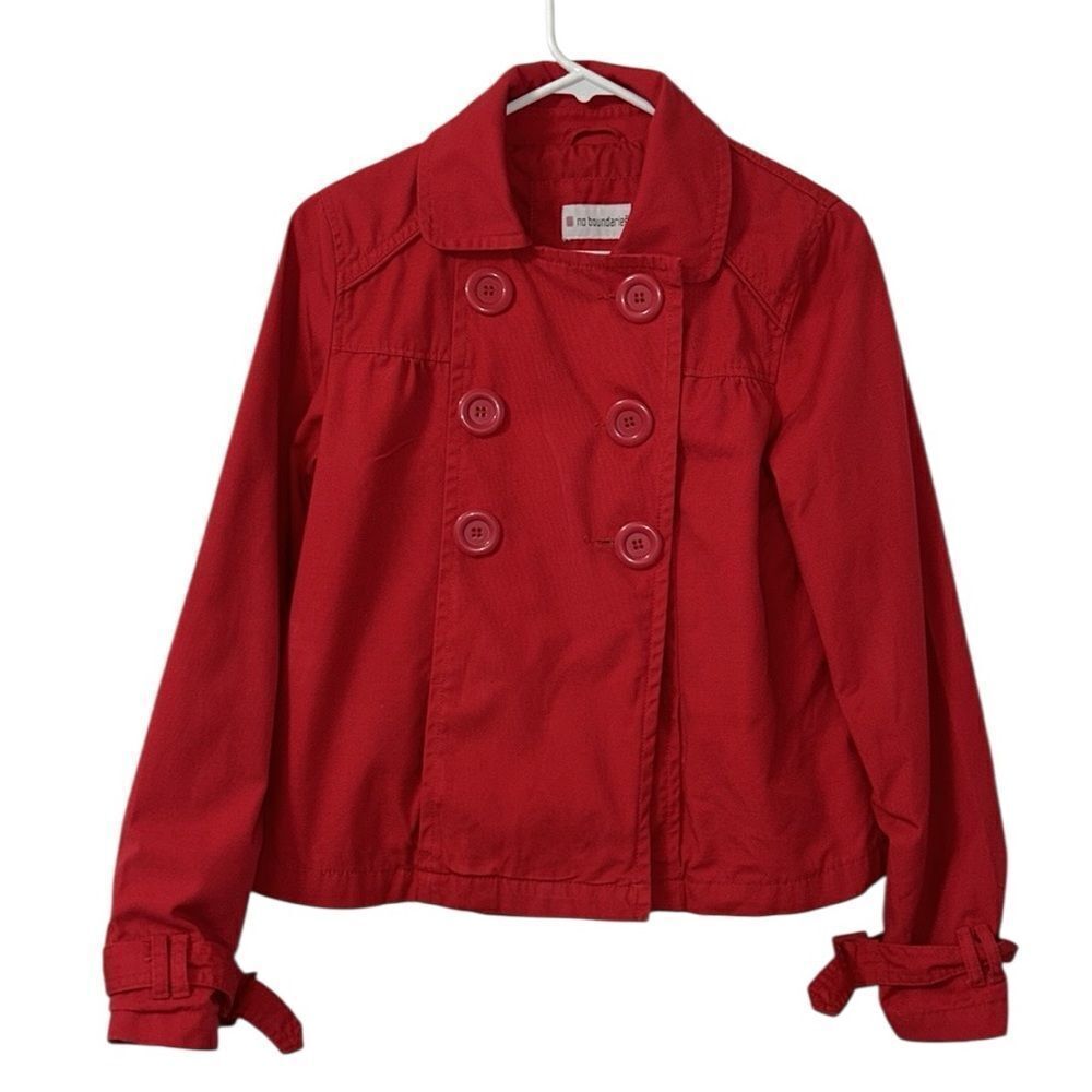 No Boundaries Girls Red Jacket(M 7/9)